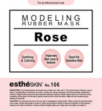 (3 pack) estheSKIN No.106 Rose Modeling Rubber Mask for Facial Treatment, 35 Oz.