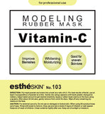 (2 pack) estheSKIN No.103 Vitamin-C Modeling Rubber Mask for Facial Treatment, 35 Oz