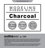 estheSKIN No.104 Charcoal Modeling Rubber Mask for Facial Treatment, 35 Oz.