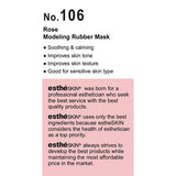 estheSKIN Jar No.106 Rose Modeling Rubber Mask for Facial Treatment, 30 Oz.