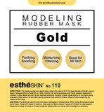 (3 pack) estheSKIN No.110 Gold Modeling Rubber Mask for Facial Treatment, 35 Oz.