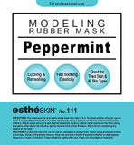 (3 pack) estheSKIN No.111 Peppermint (Cooling) Modeling Rubber Mask for for Facial Treatment, 35 Oz