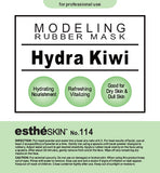 (6 pack) estheSKIN No.114 Hydra Kiwi Modeling Rubber Mask for for Facial Treatment, 35 Oz
