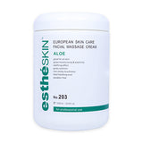 estheSKIN Aloe Facial Massage Cream for European Skin Care, 33.8 fl oz, 1000 ml
